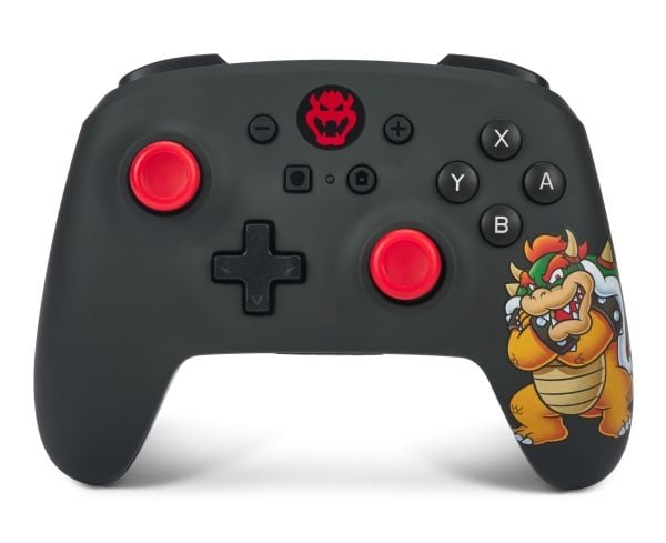 PowerA - Håndkonsoll - trådløs - King Bowser - for Nintendo Switch, Nintendo Switch OLED, Nintendo Switch Lite