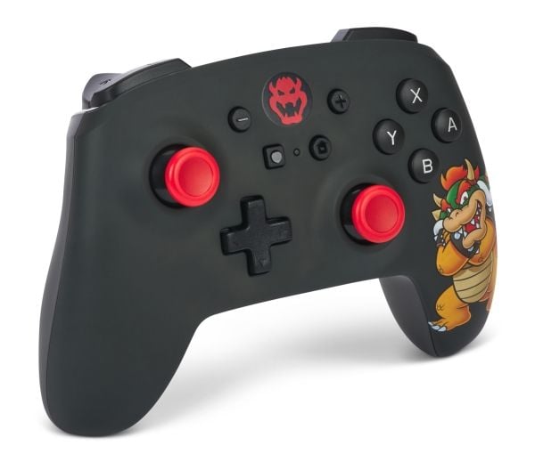 PowerA - Håndkonsoll - trådløs - King Bowser - for Nintendo Switch, Nintendo Switch OLED, Nintendo Switch Lite