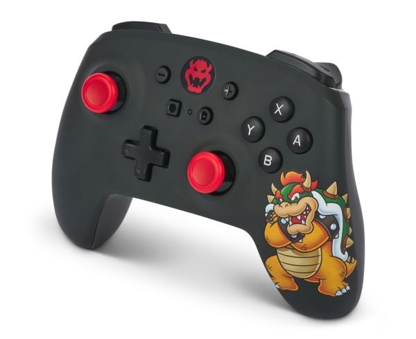 PowerA - Håndkonsoll - trådløs - King Bowser - for Nintendo Switch, Nintendo Switch OLED, Nintendo Switch Lite