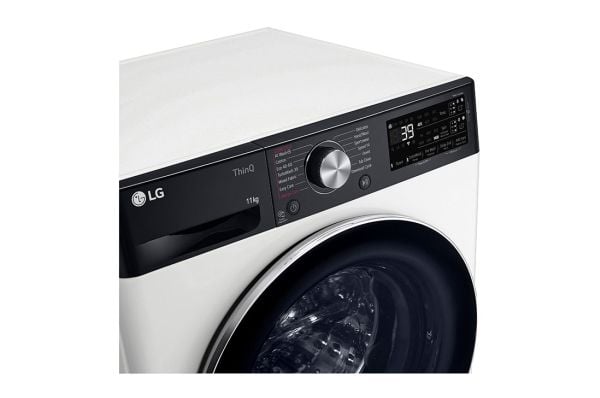 LG Serie R7 F4WR711S3HA - Vaskemaskin - Wi-Fi - bredde: 60 cm - dybde: 62 cm - høyde: 85 cm - frontileggelse - 11 kg - 1400 rpm - hvit