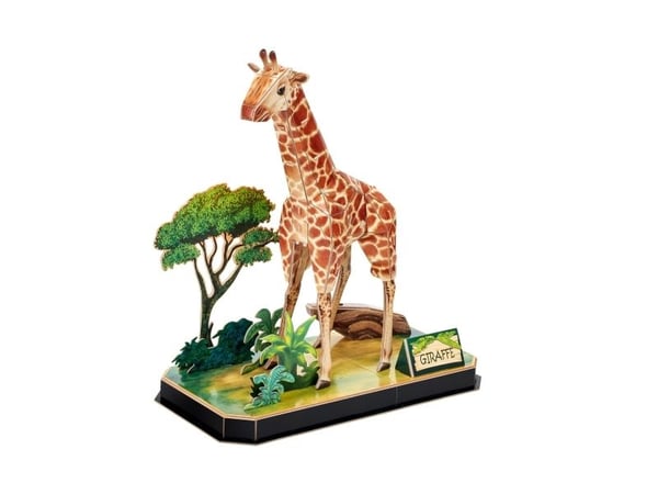 Cubic Fun CUBIC FUN PUSSEL 3D GIRAFFE DYR.
