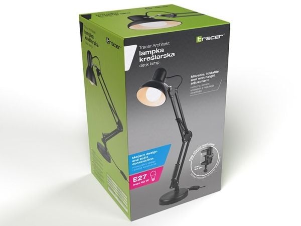Tracer Architect 2-in-1 - Skrivebordslampe - 1 sokkel - E27