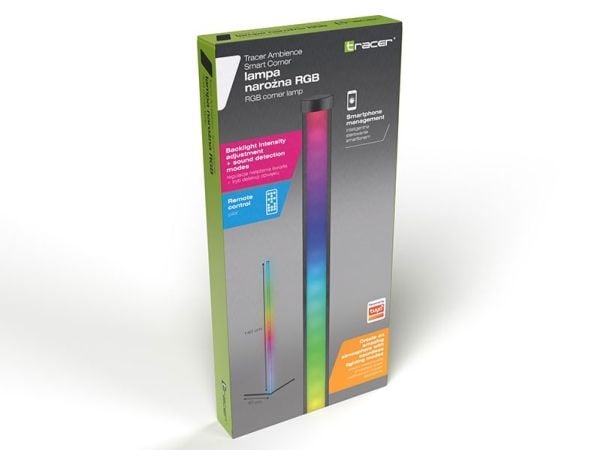 Gulvlampe Tracer Smart Corner RGB Ambience - hjørne