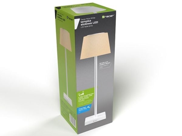 Tracer Pluto - Skrivebordslampe - LED - 4 W - klasse F - warm light/cold light/neutral light - 3000/4000/5000 K - hvit