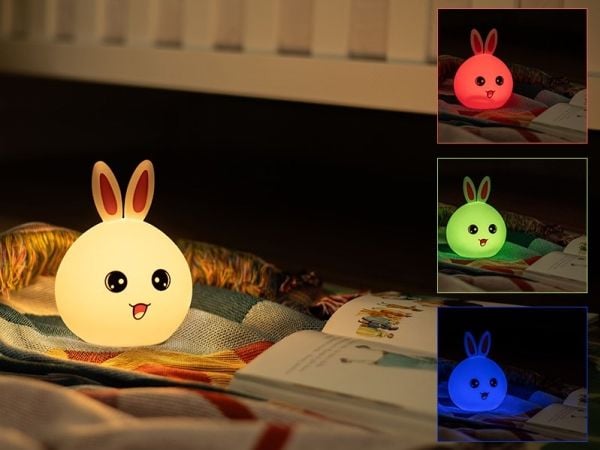 Tracer - Nattlampa - LED - 1 W - RGB-lampa - kanin - tillgänglig i olika fäger