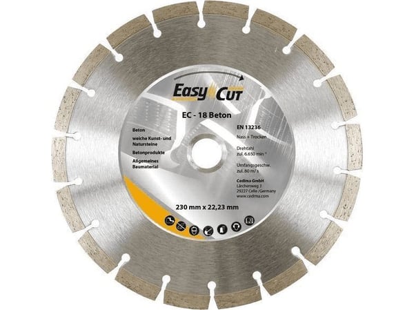 3M timanttinen leikkuukiekko EC-18 180x2.2x10x22.23mm CEDIMA