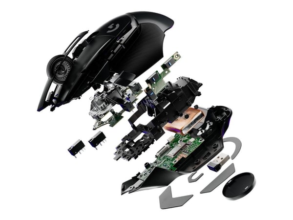 Logitech G G502 X - Mus - optisk - kablet - USB - svart