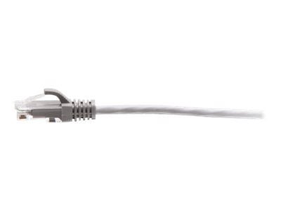 C2G 2ft (0.6m) Cat6a Snagless Unshielded (UTP) Slim Ethernet Network Patch Cable - Gray - Koblingskabel - RJ-45 (hann) til RJ-45 (hann) - 60 cm - 4...