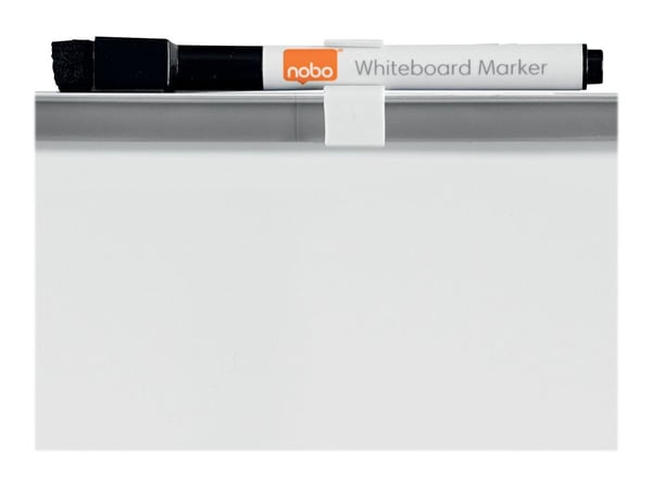 Nobo Slimline - Whiteboard - 360 x 280 mm - stål - magnetisk - sølv