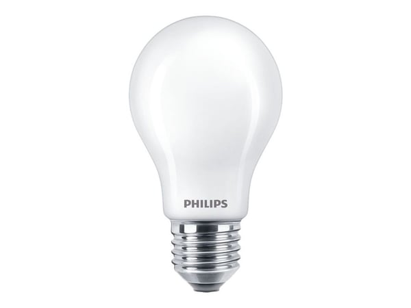 Philips - LED-lyspære - form: A60 - mattslipt finish - E27 - 7.2 W (ekvivalent 75 W) - klasse D - varmt hvitt lys - 2200-2700 K