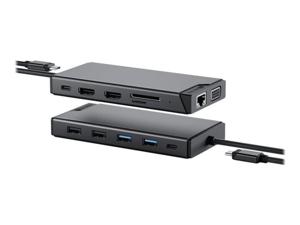 ALOGIC MV2, Langallinen, USB 3.2 Gen 1 (3.1 Gen 1) Type-C, 1000 Mbit/s, Harmaa, MicroSD (TransFlash), SD, 1920 x 1080 pikseliä