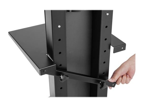 Maclean MC-865 - Ställ - för platt panel - svart - skärmstorlek: 37"-70"