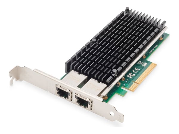 DIGITUS - Nettverksadapter - PCIe - 10 Gigabit Ethernet x 2