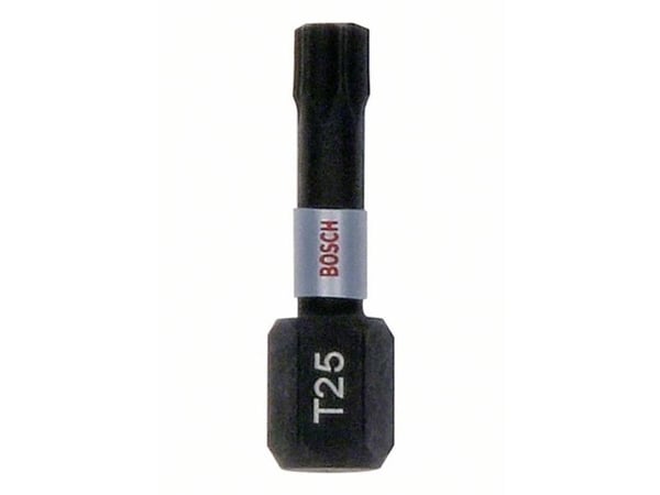 Bosch bits Impact T25 25 mm, 25 stk.
