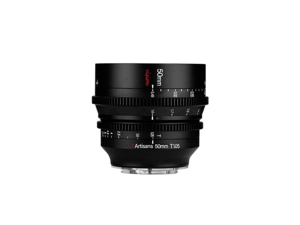 7Artisans 50mm T1.05, Cinema-objektiv, 7/5, Fujifilm X