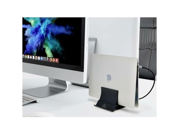 Renkforce RF-5043392, Stander til bærbar PC og nettbrett, Sort, Acrylonitrilbutadienstyren, Silikon, 29,5 cm (11,6"), 39,6 cm (15,6"), 25,9 cm (10,2")