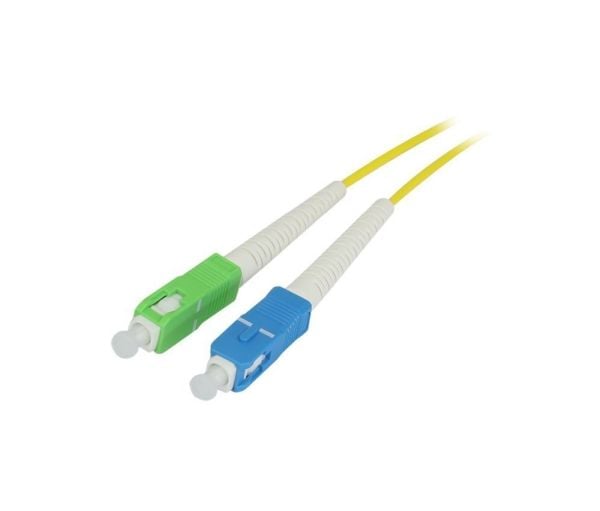 LWL1FiberPatchk 10mtrSCSCAPC 9125u OS2 G657A2 AD2mm fleksibel anti-knekkhylse Synergy21