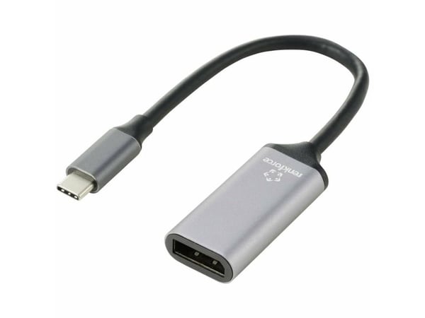 Renkforce RF-5397866, 0,15 m, DisplayPort, USB-C, Hunkjønn, Hankjønn, Rett