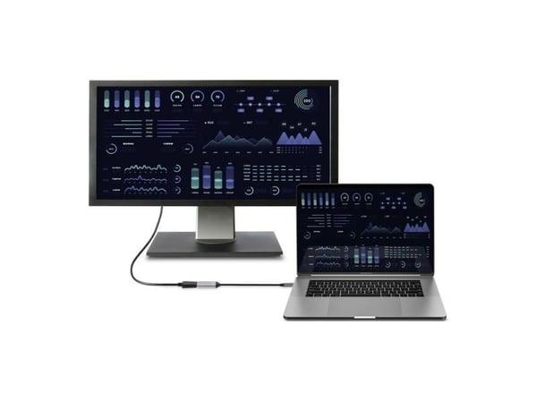 Renkforce RF-5397866, 0,15 m, DisplayPort, USB-C, Hunkjønn, Hankjønn, Rett