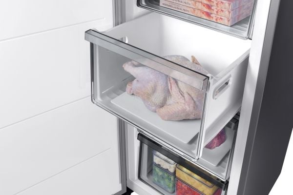 Samsung RZ32C7BBES9, 323 l, 14,8 kg/24t, SN-T, Frostfritt system, E, Rustfritt stål