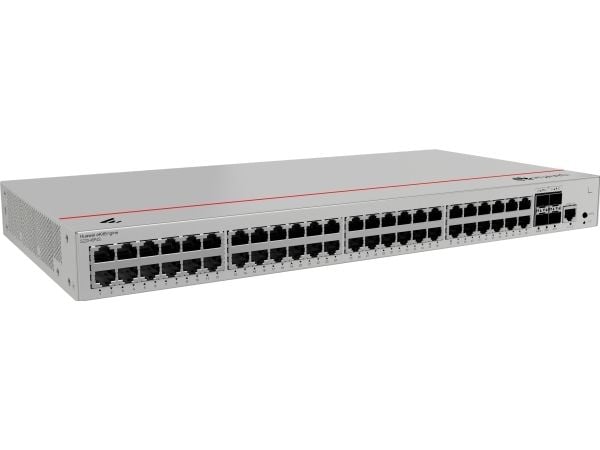 Huawei eKitEngine S220 Series S220-48P4S - Switch - Styrt - 48 x 10/100/1000 (PoE+) + 4 x Gigabit SFP - side til side-luftflyt - rackmonterbar - Po...