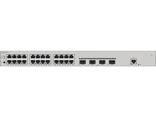Huawei eKitEngine S310 Series S310-24T4X - Switch - L2+ - Styrt - 24 x 10/100/1000 + 4 x 1 Gigabit / 10 Gigabit SFP+ - front til side luftstrøm - r...