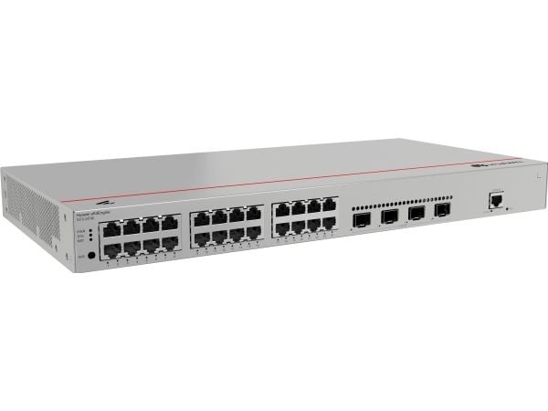Huawei eKitEngine S310 Series S310-24T4X - Switch - L2+ - Styrt - 24 x 10/100/1000 + 4 x 1 Gigabit / 10 Gigabit SFP+ - front til side luftstrøm - r...