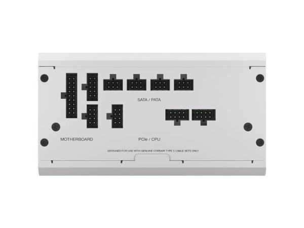 CORSAIR RMx Series RM750x SHIFT - Strømforsyning (intern) - ATX12V 3.0/ EPS12V 2.92 - 80 PLUS Gold - AC 100-240 V - 750 watt - hvit