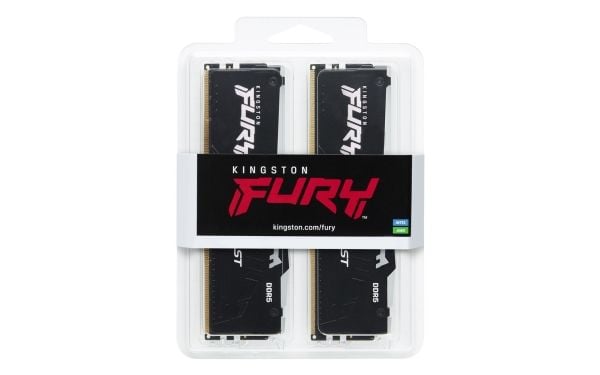 Kingston FURY Beast RGB - DDR5 - sats - 64 GB: 4 x 16 GB - DIMM 288-pin - 5600 MT/s / PC5-44800 - CL40 - 1.25 V - ej buffrad - on-die ECC - svart