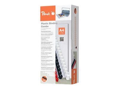 Peach PB412-01, Kierrekiinnitys, Valkoinen, 95 arkkia, A4, 1,2 cm, 100 kpl