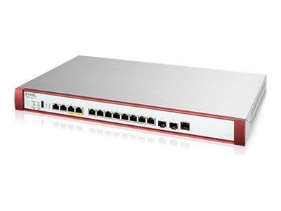 Zyxel ZyWALL USG FLEX 700H - Brannvegg - med 1-års Security Bundle - 14 porter - 1GbE, 2.5GbE - skystyring - rackmonterbar