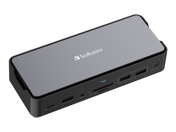Verbatim Pro - Dokkingstasjon - USB-C - 2 x HDMI, DP - 1GbE - 100 watt
