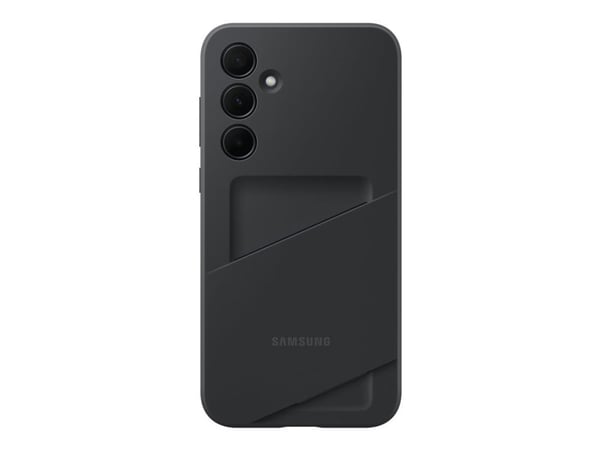 Samsung EF-OA356 - Baksidedeksel for mobiltelefon - termoplast-polyuretan (TPU) - svart - for Galaxy A35
