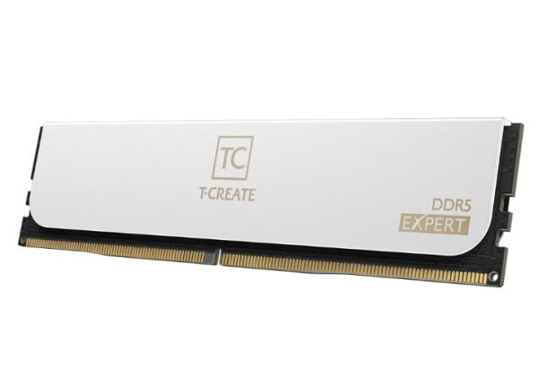 T-CREATE EXPERT - DDR5 - sett - 32 GB: 2 x 16 GB - DIMM 288-pin - 3000 MHz / PC5-48000 - CL30 - 1.35 V - ikke-bufret - on-die ECC - hvit