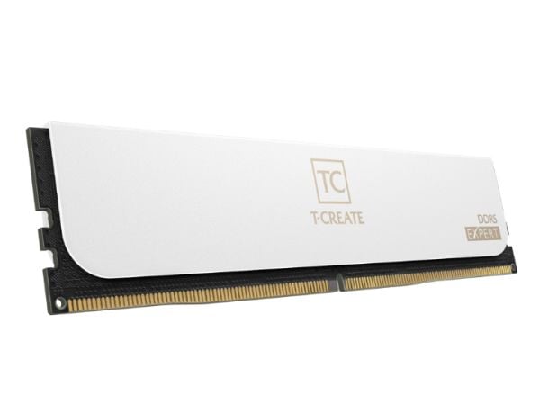 T-CREATE EXPERT - DDR5 - sett - 32 GB: 2 x 16 GB - DIMM 288-pin - 3000 MHz / PC5-48000 - CL30 - 1.35 V - ikke-bufret - on-die ECC - hvit
