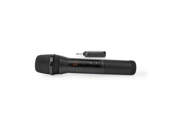 Nedis Microphones, Karaokemikrofon, -95 dB, 70 - 13000 Hz, 1000 O, Trådløs, 6.35 mm (1/4")