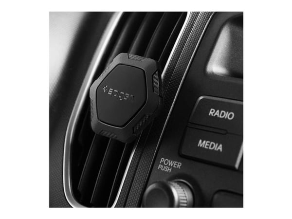 Spigen Kuel QS11, Matkapuhelin/älypuhelin, Passiiviteline, Auto, Musta