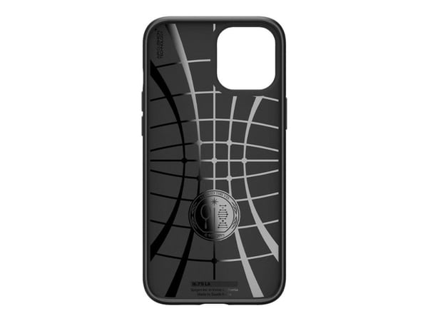 Hurtel Spigen Liquid Air-skal för iPhone 12 / iPhone 12 Pro - matt svart