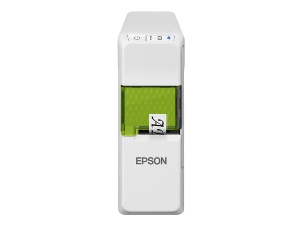 Epson LabelWorks LW-C410 - Etikettskriver - termotransfer - Rull (1,8 cm) - 180 dpi - inntil 9 mm/sek - Bluetooth - kutter - hvit