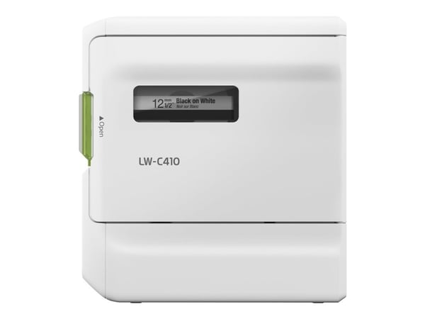 Epson LabelWorks LW-C410 - Etikettskriver - termotransfer - Rull (1,8 cm) - 180 dpi - inntil 9 mm/sek - Bluetooth - kutter - hvit