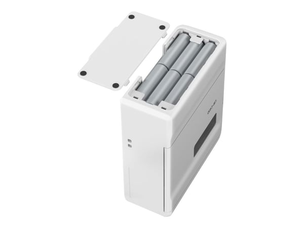 Epson LabelWorks LW-C410 - Etikettskriver - termotransfer - Rull (1,8 cm) - 180 dpi - inntil 9 mm/sek - Bluetooth - kutter - hvit