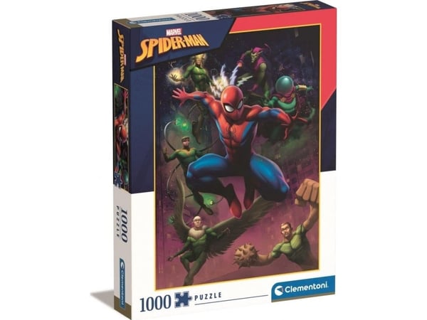 Clementoni Puslespil HQC Spider-Man illustrated, 1000 brikker