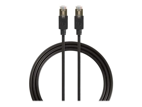 Nedis Cat 6 kabel | RJ45-kontakt | 3,00m | runde | LSZH / PVC | Antrasitt | Emballasje med visningsvindu