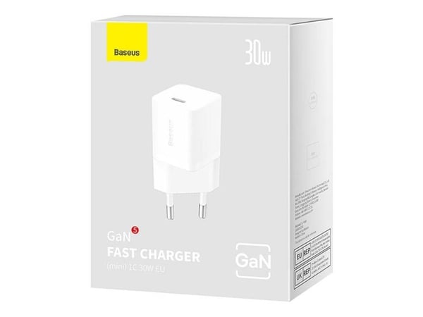 Baseus GaN5 30W Mini (biała)