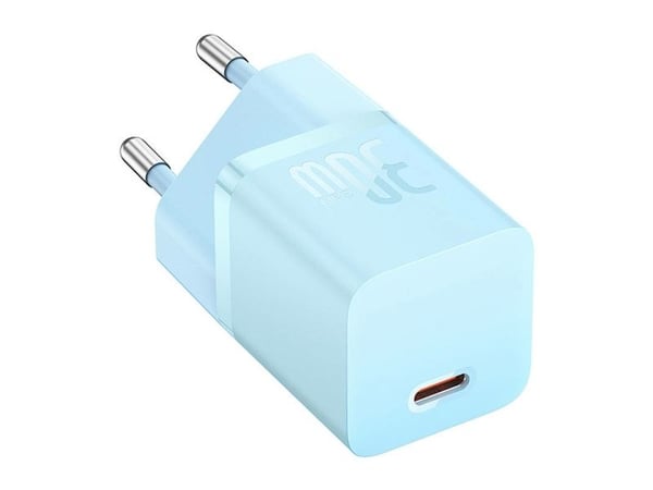 Baseus GaN5 30W Mini, Sisätila, AC, Sininen
