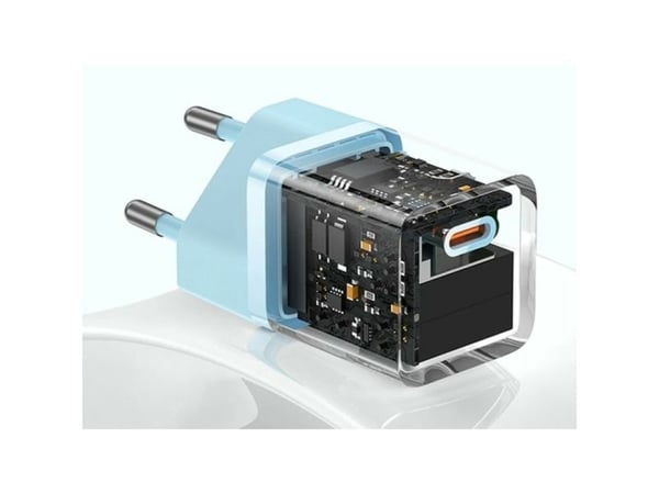 Baseus GaN5 30W Mini, Sisätila, AC, Sininen