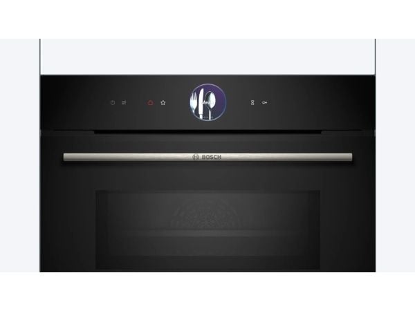 Bosch Serie 8 CMG7761B1, Innebygget, Kombinasjon mikrobølge, 45 l, 900 W, Innebygd skjerm, TFT
