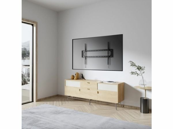 VALUE 17.99.1226, 152,4 cm (60"), 3,05 m (120"), 75 x 75 mm, 900 x 600 mm, Metall, Sort