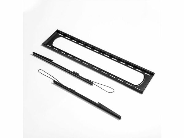 VALUE 17.99.1226, 152,4 cm (60"), 3,05 m (120"), 75 x 75 mm, 900 x 600 mm, Metall, Sort