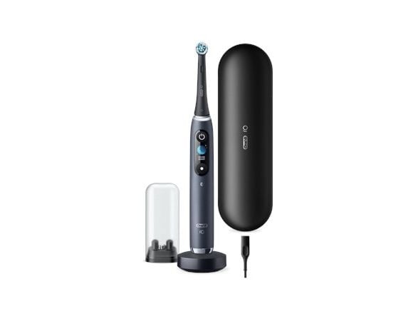 Oral-B iO Series 9N, Voksen, Vibrerende tannbørste, Daglig stell, Gum omsorg, Intense, Sensitiv / Myk, Super sensitive, Whitening, Svart, 2 min, Svart